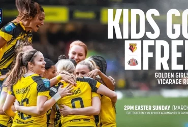 Watford FC Women to play at Vicarage Road, kids go free