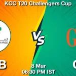 AMB vs GAT Dream11 Prediction: Fantasy Cricket Tips for KCC T20 Challengers Cup Final