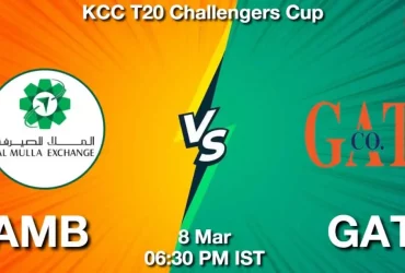 AMB vs GAT Dream11 Prediction: Fantasy Cricket Tips for KCC T20 Challengers Cup Final