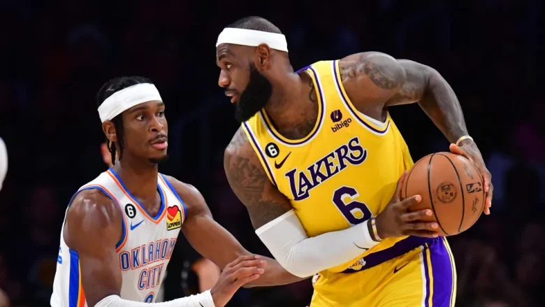 Lakers vs Thunder: Game Player Stats and Box Scores