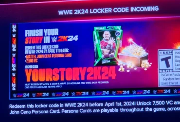 WWE 2K24 locker codes