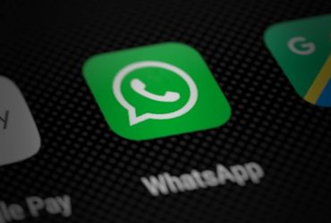 WhatsApp icon on a phone