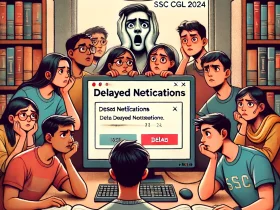 students-looking-at-a-computer-screen-with-a-worried-expression.-The-screen-shows-a-delayed-notification-message