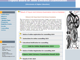 TJEE 2024 Counselling portal.