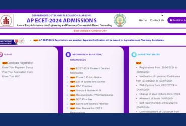 AP ECET 2024 Counselling: Register by July 5 at ecet-sche.aptonline.in; Key Dates: June 26-July 4