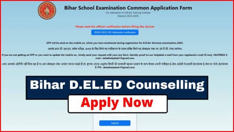 Bihar D.EL.Ed Online Counseling 2024: Register by June 26 @deledbihar.com, First List on July 2, Key Dates Announced