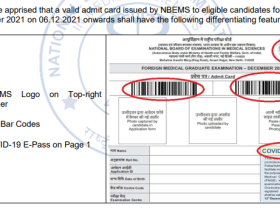 FMGE Admit Card 2024 Release Date: July 3, Download Hall Ticket @nbe.edu.in