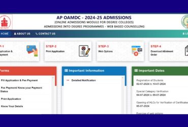 AP OAMDC 2024 Registration Opens Today: Check Process & Schedule, Apply Online by July 10 @oamdc1-apsche.aptonline.in