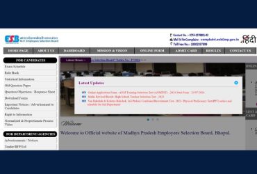 MPESB ANMTST 2024: Application for MP ANM Entrance Exam Begins July 24, Eligibility, Dates, Steps to Apply @esb.mp.gov.in
