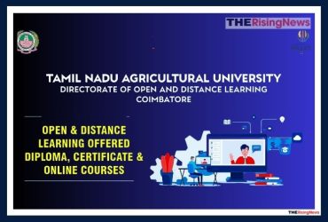 TNAU Distance Learning Programs in Agriculture, Horticulture, and Urban Farming to Empower Diverse Learners [Tamil Nadu Agricultural University]