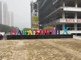 Construction at Saya South Ex Mall