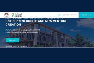 IIM Raipur, SIDBI Launch Advanced Program on Entrepreneurship and New Ventures, Apply by August 30, 2024