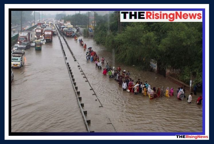 Noida Heavy Rain Causes Widespread Waterlogging, Exposing Infrastructure Flaws Despite IMD Rain Warning